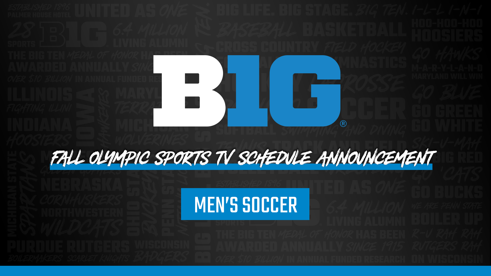 Big Ten Announces 2024 Men’s Soccer Broadcast Schedule