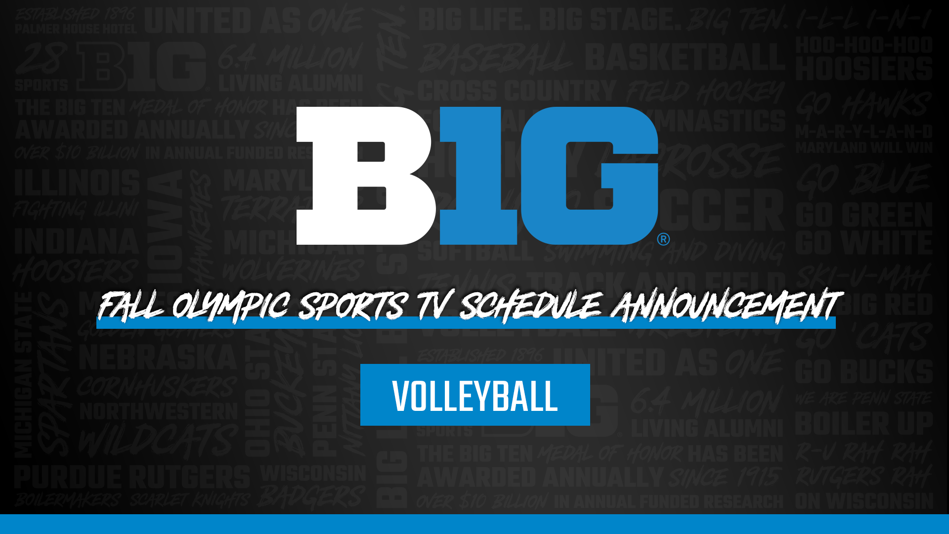 Big Ten Volleyball Sets Record with 83 Matches to be Televised in 2024